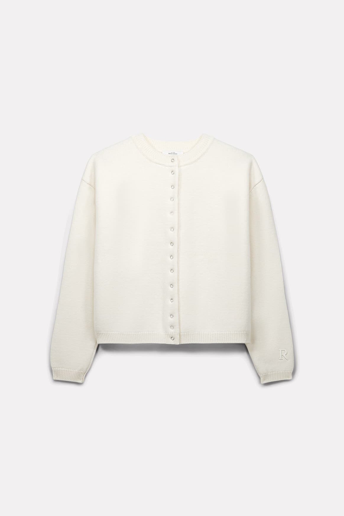 GILET TINOS EN LAINE MÉRINOS IVOIRE - ROSEANNA