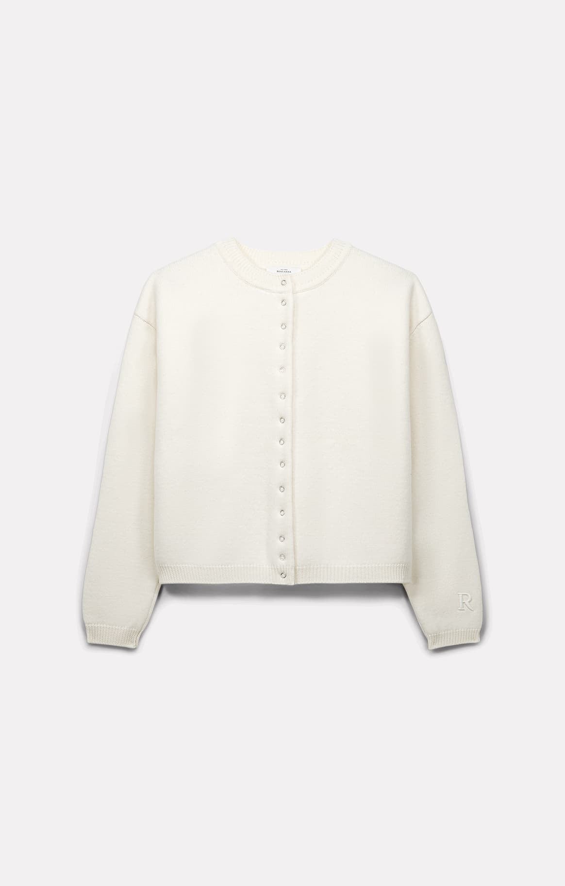 GILET TINOS EN LAINE MÉRINOS IVOIRE - ROSEANNA