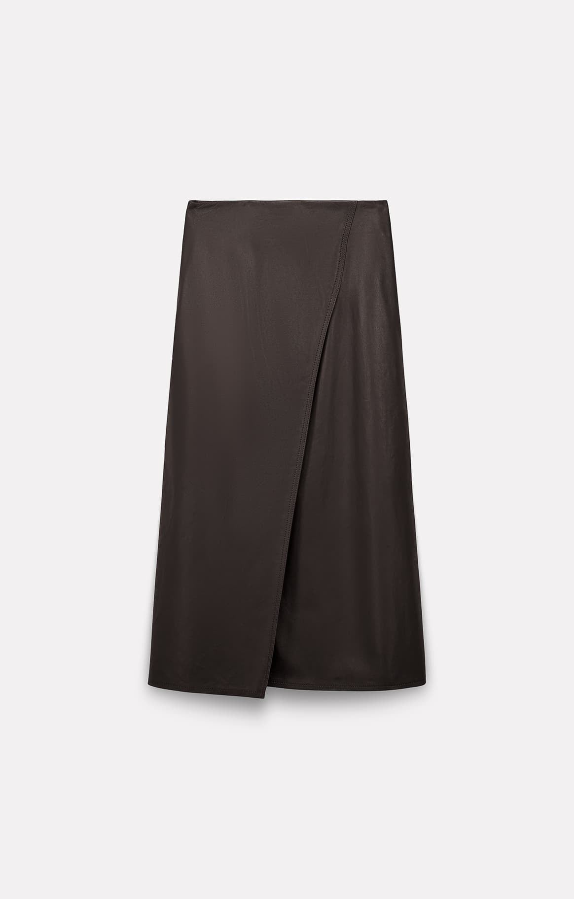 JUPE MARTIN EN CUIR COOKIE - ROSEANNA