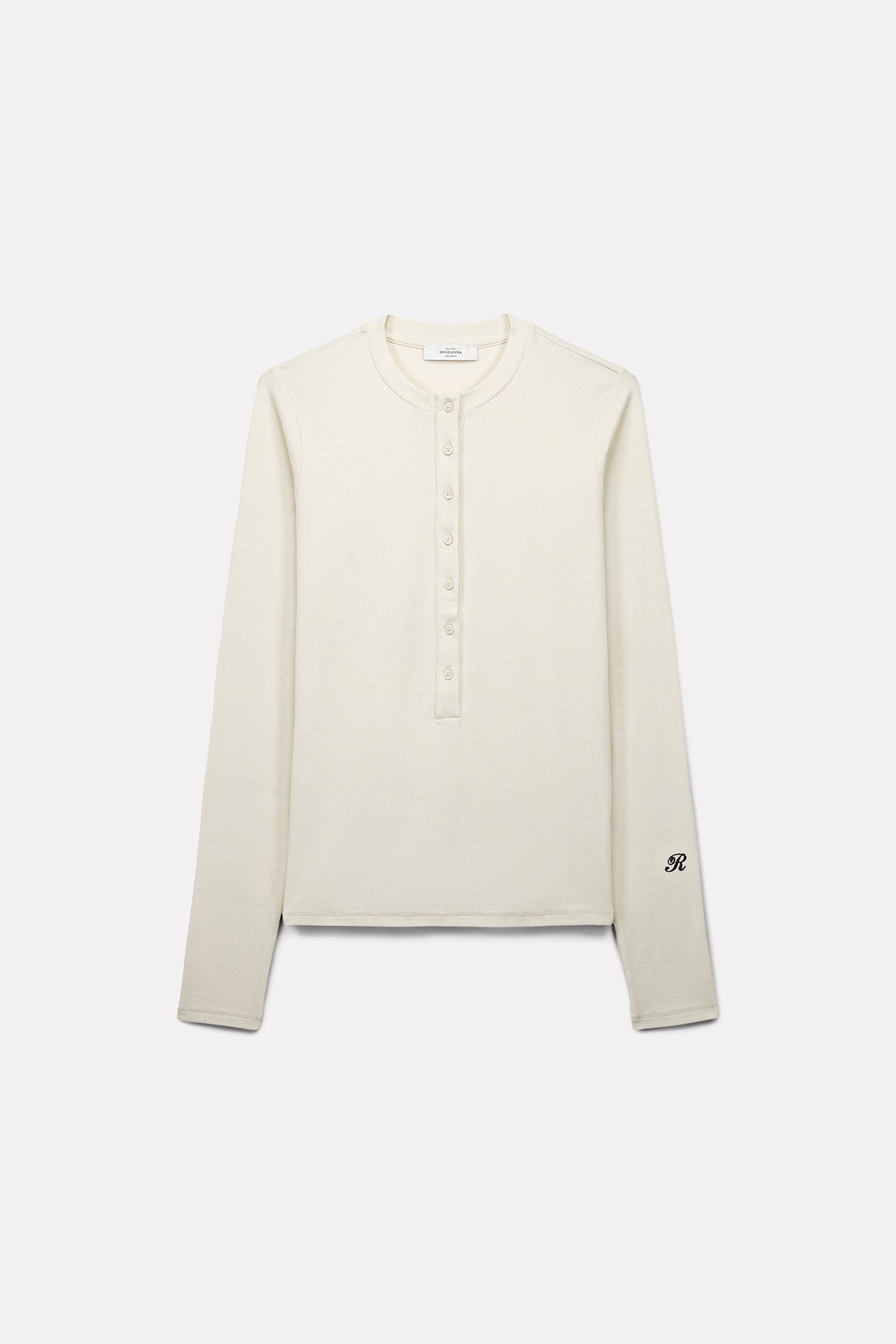 T-SHIRT TUNISIEN EN COTON OFFWHITE - ROSEANNA