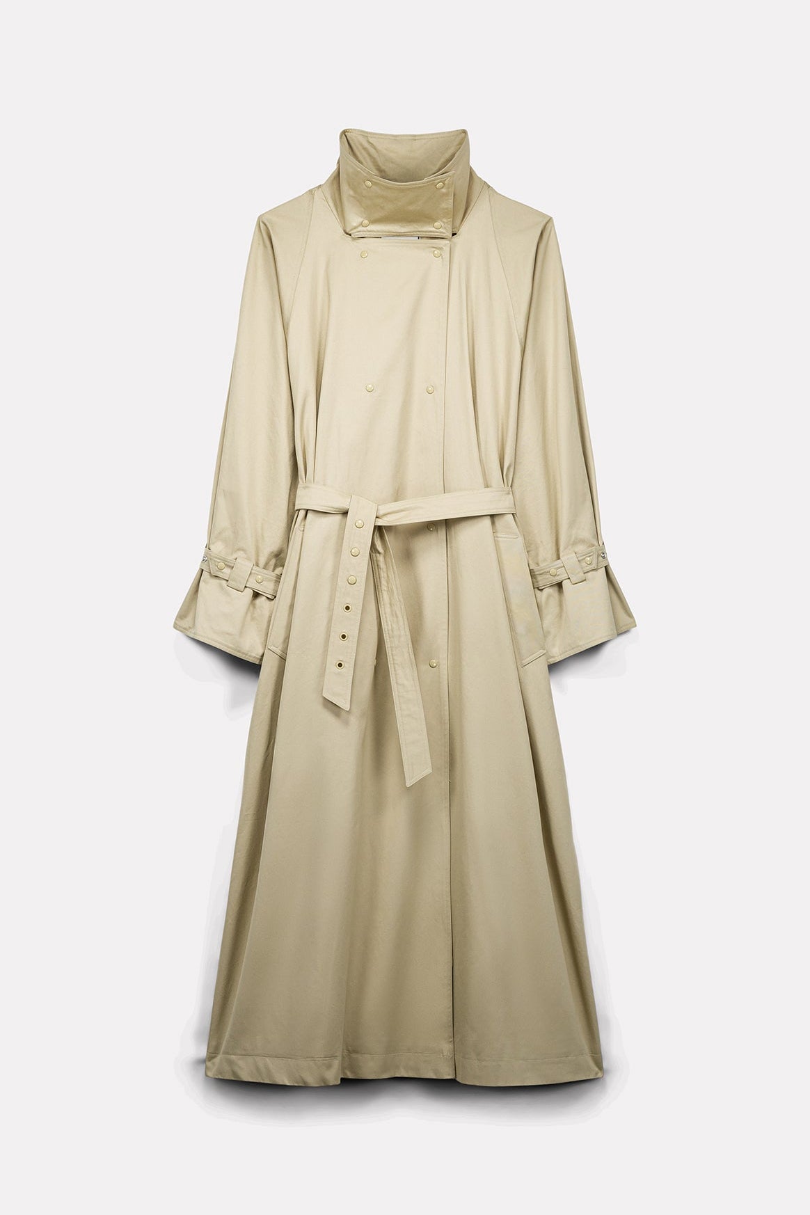 TRENCH YOKO EN GABARDINE DE COTON BEIGE - ROSEANNA
