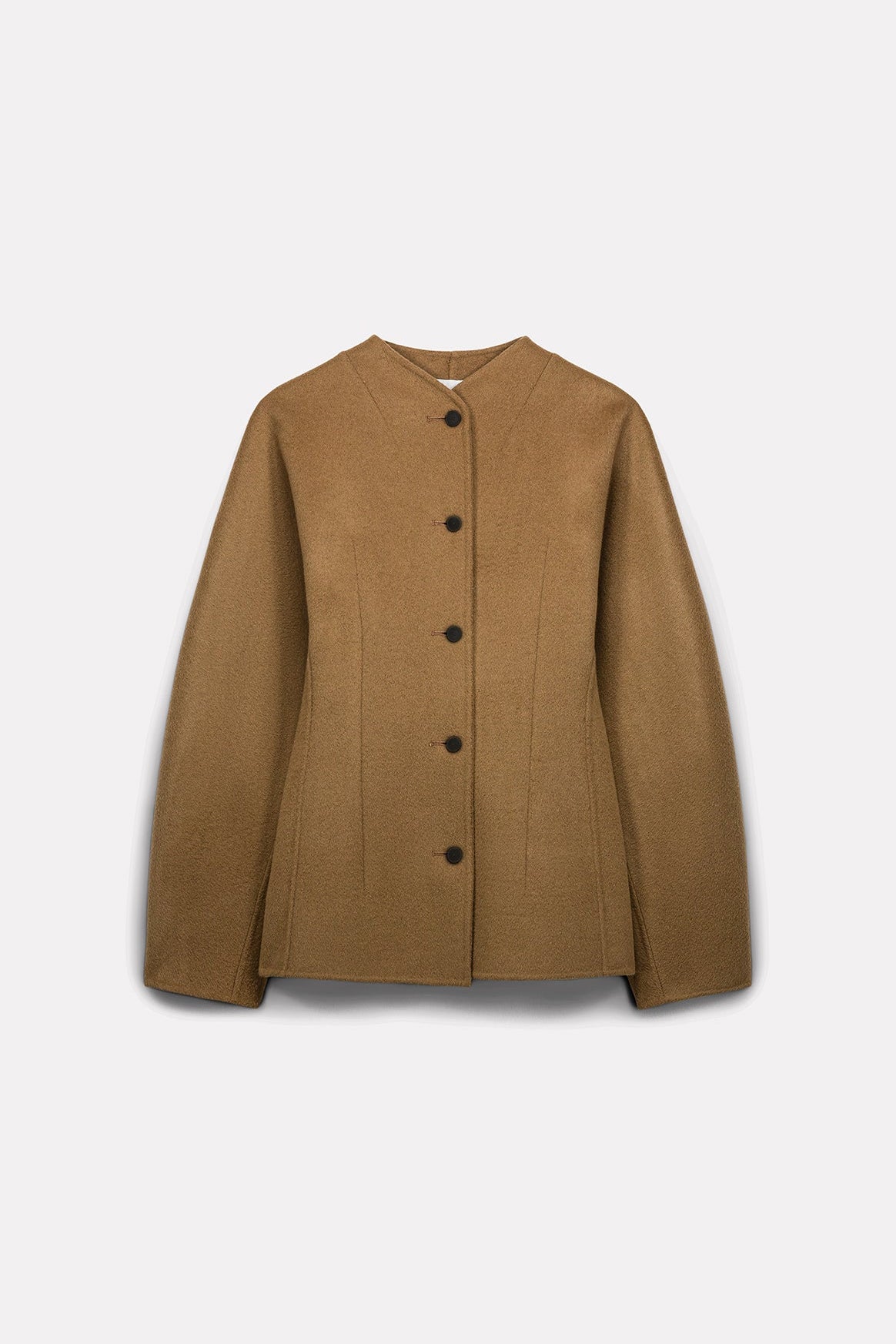 VESTE CHARLIE AJUSTÉE EN LAINE BEIGE - ROSEANNA