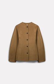 VESTE CHARLIE AJUSTÉE EN LAINE BEIGE - ROSEANNA