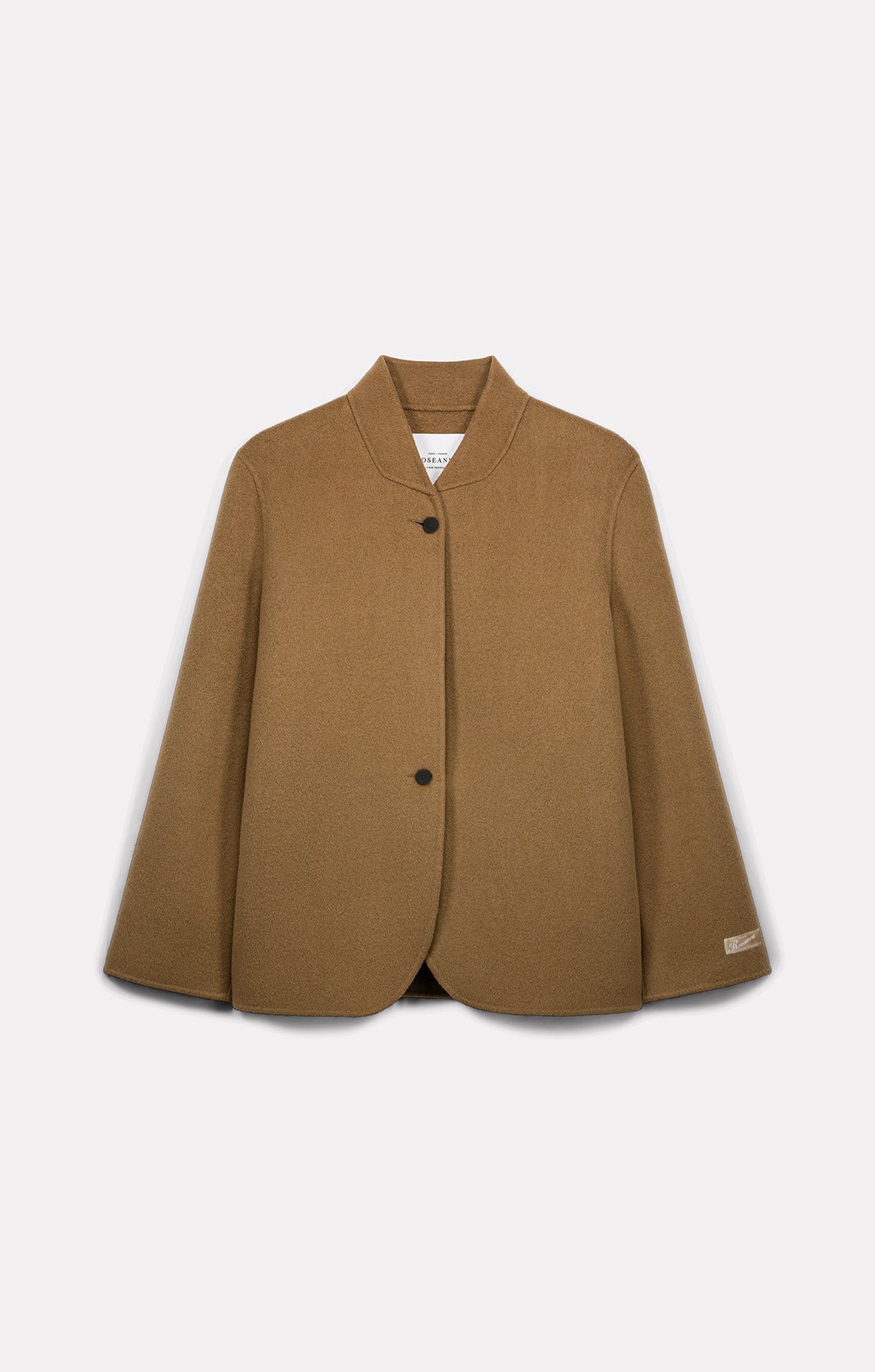 VESTE KAIA OVERSIZE EN LAINE BEIGE - ROSEANNA