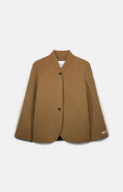 VESTE KAIA OVERSIZE EN LAINE BEIGE - ROSEANNA