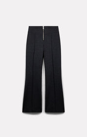 PANTALON DEAL EN LAINE ANTHRACITE - ROSEANNA