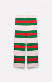 PANTALON EN COTON SONG ROSE - ROSEANNA