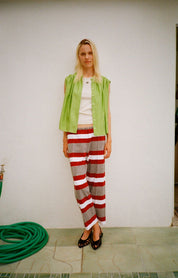 PANTALON EN COTON SONG SMOKE - ROSEANNA