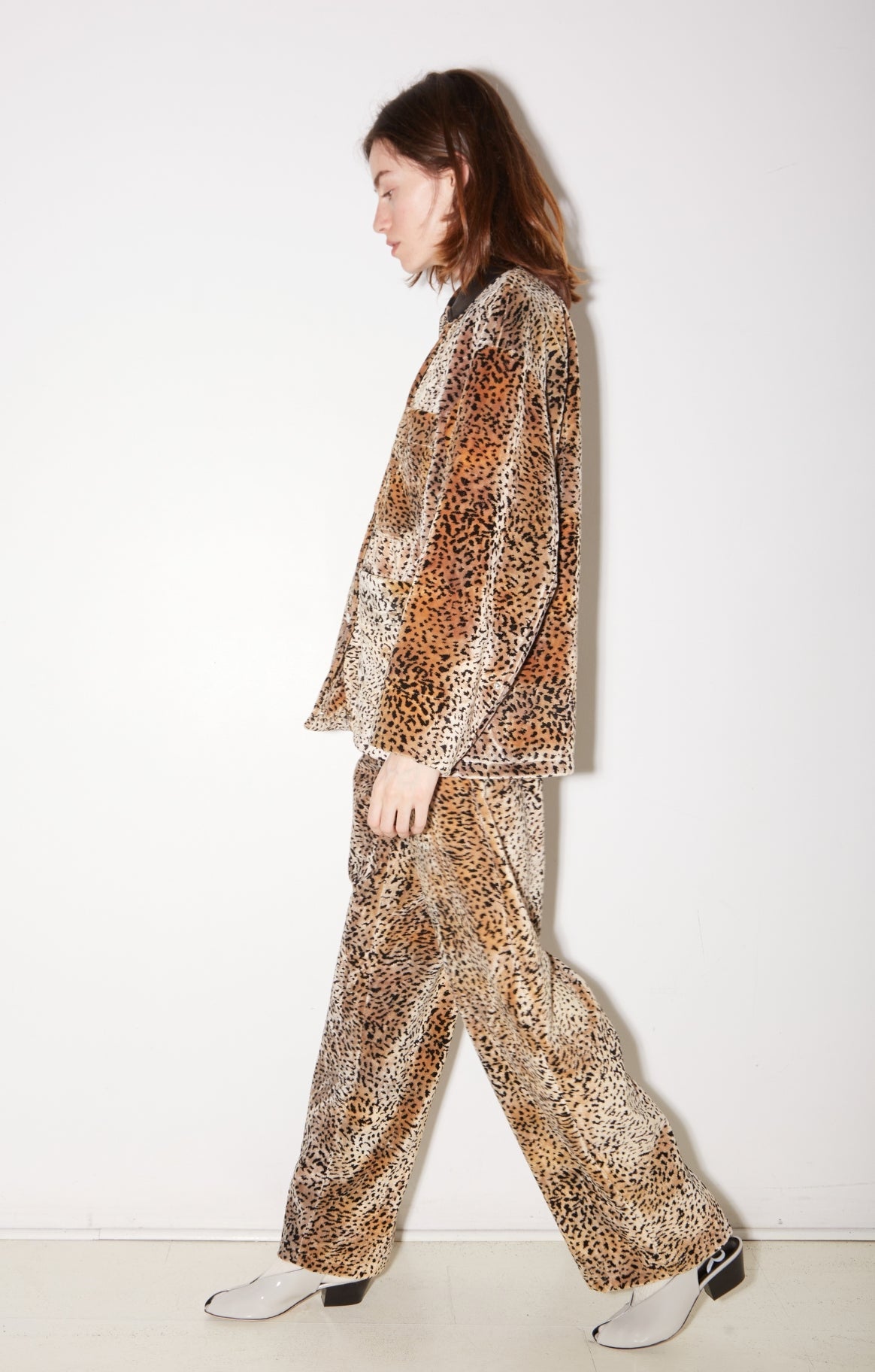 PANTALON HILTON EN VELOURS WILD - ROSEANNA