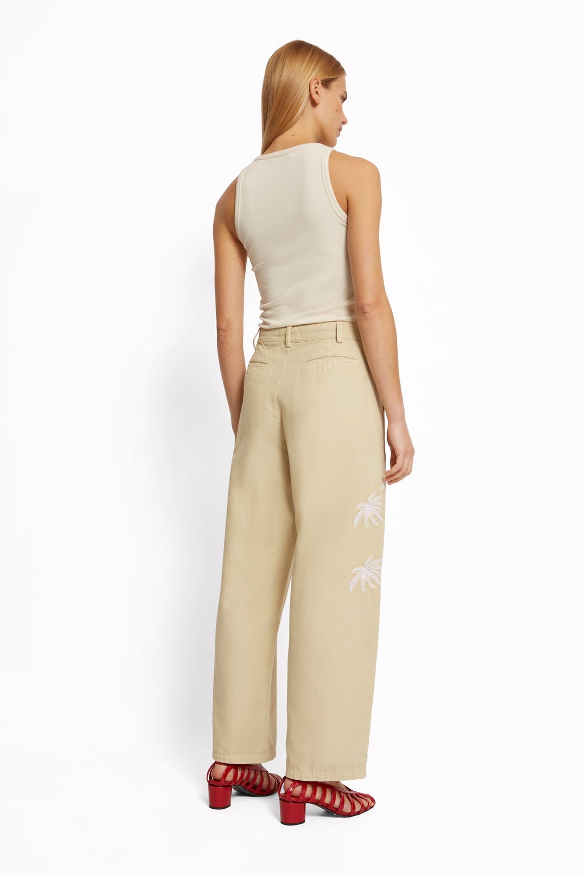 PANTALON LOU BRODÉ - ROSEANNA