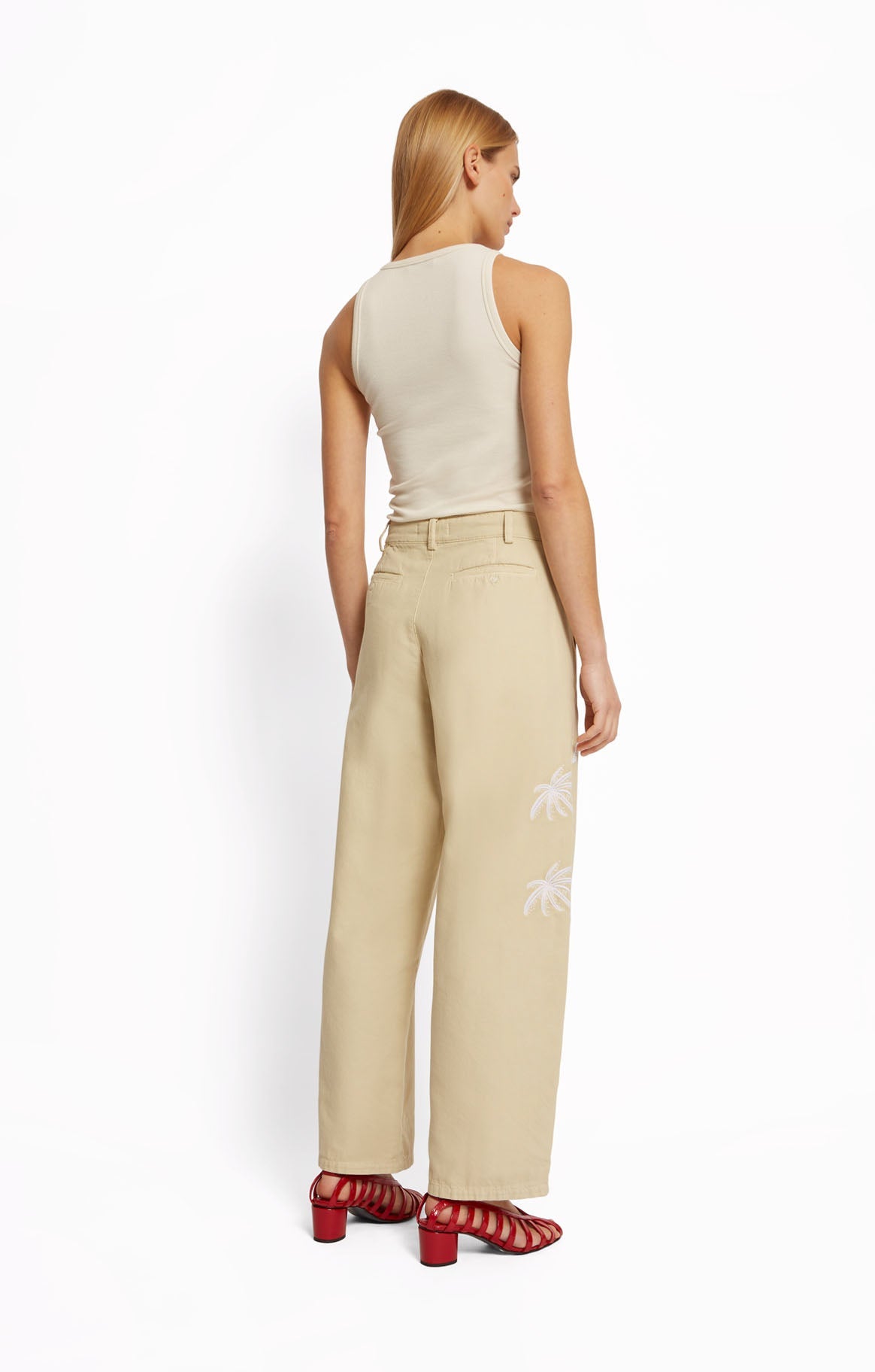 PANTALON LOU BRODÉ - ROSEANNA