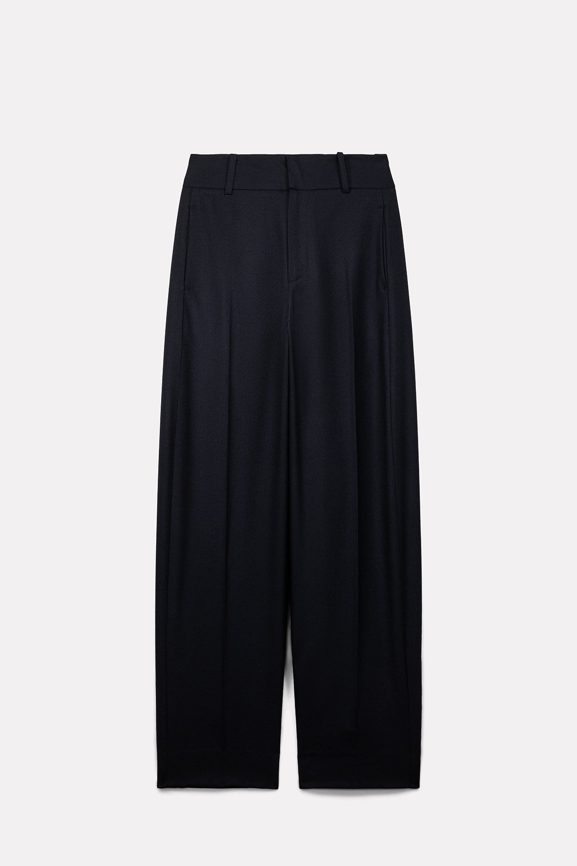 PANTALON LOU EN LAINE NAVY - ROSEANNA