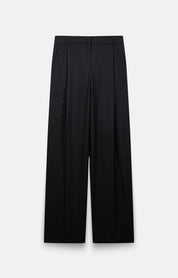 PANTALON OSCAR EN LAINE ANTHRACITE - ROSEANNA