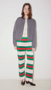 PANTALON EN COTON SONG ROSE