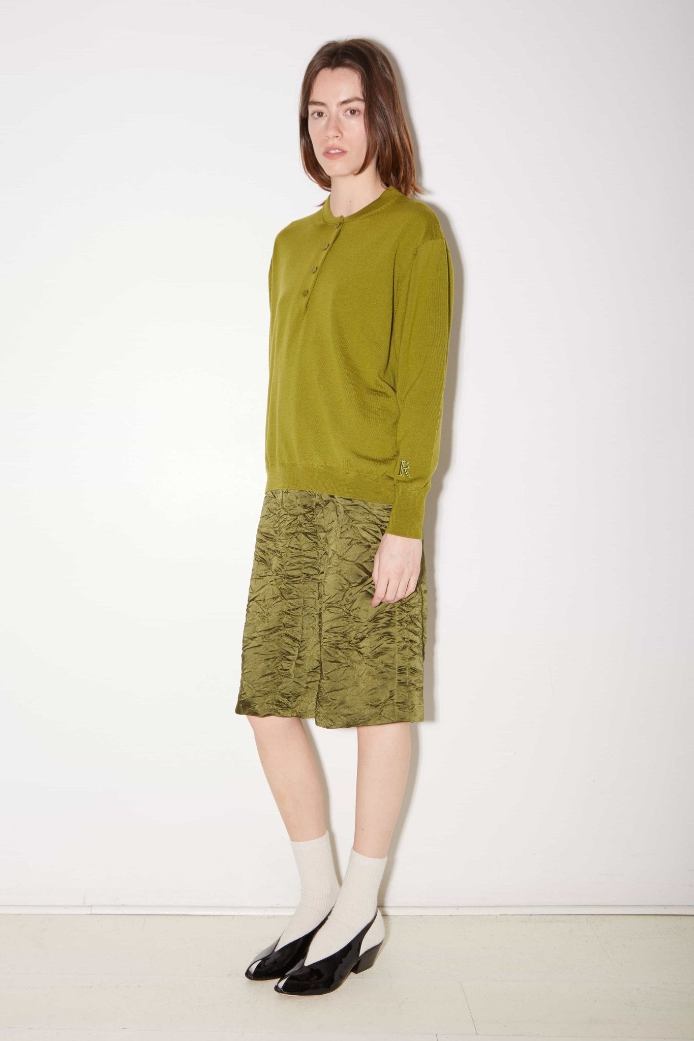 PULL POLO ELLA EN LAINE MÉRINOS MOUSSE - ROSEANNA