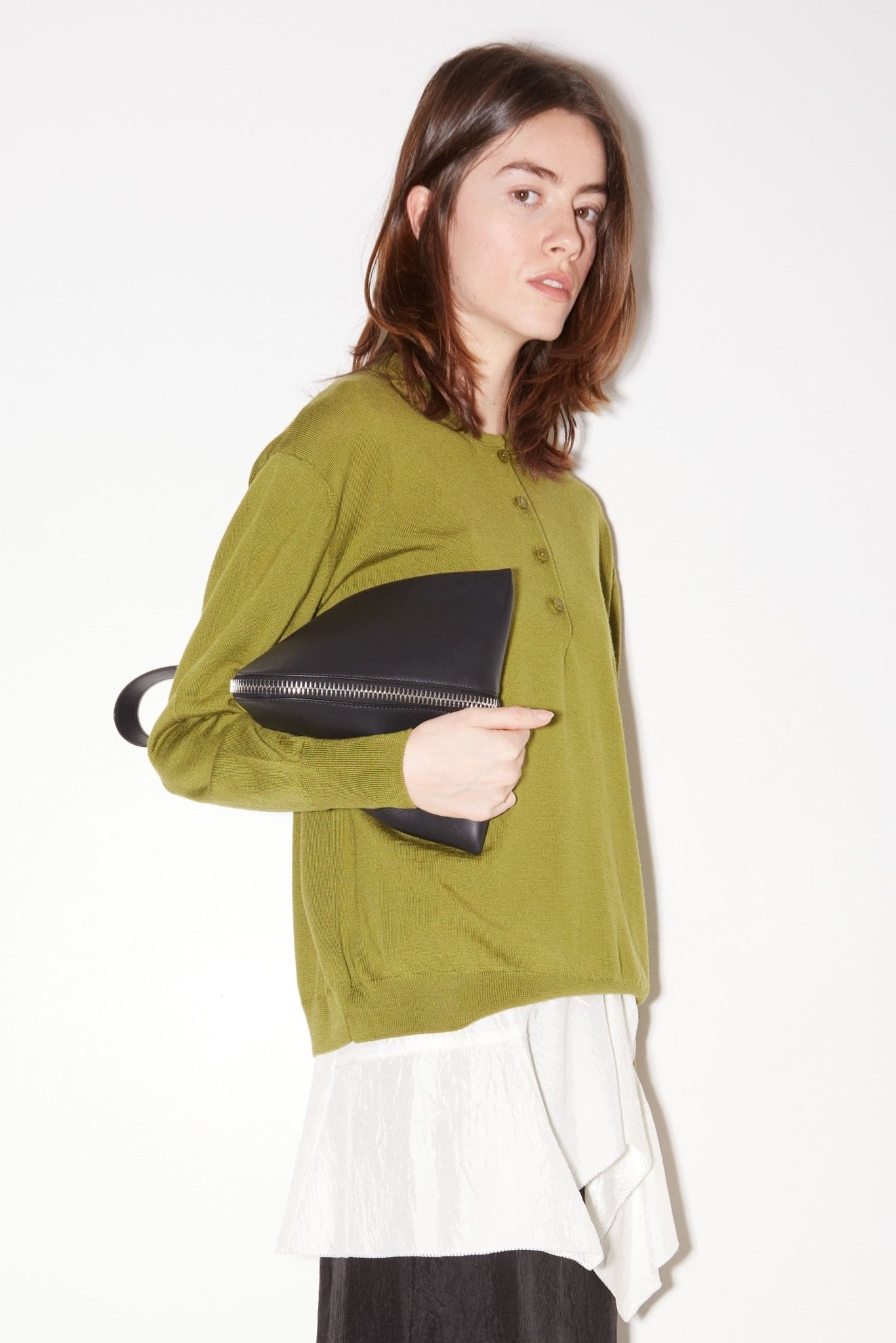 PULL POLO ELLA EN LAINE MÉRINOS MOUSSE - ROSEANNA