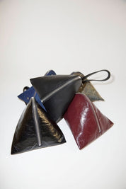 SAC FORTUNE COOKIE CUIR NOIR - ROSEANNA