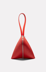 SAC FORTUNE COOKIE CUIR ROUGE - ROSEANNA