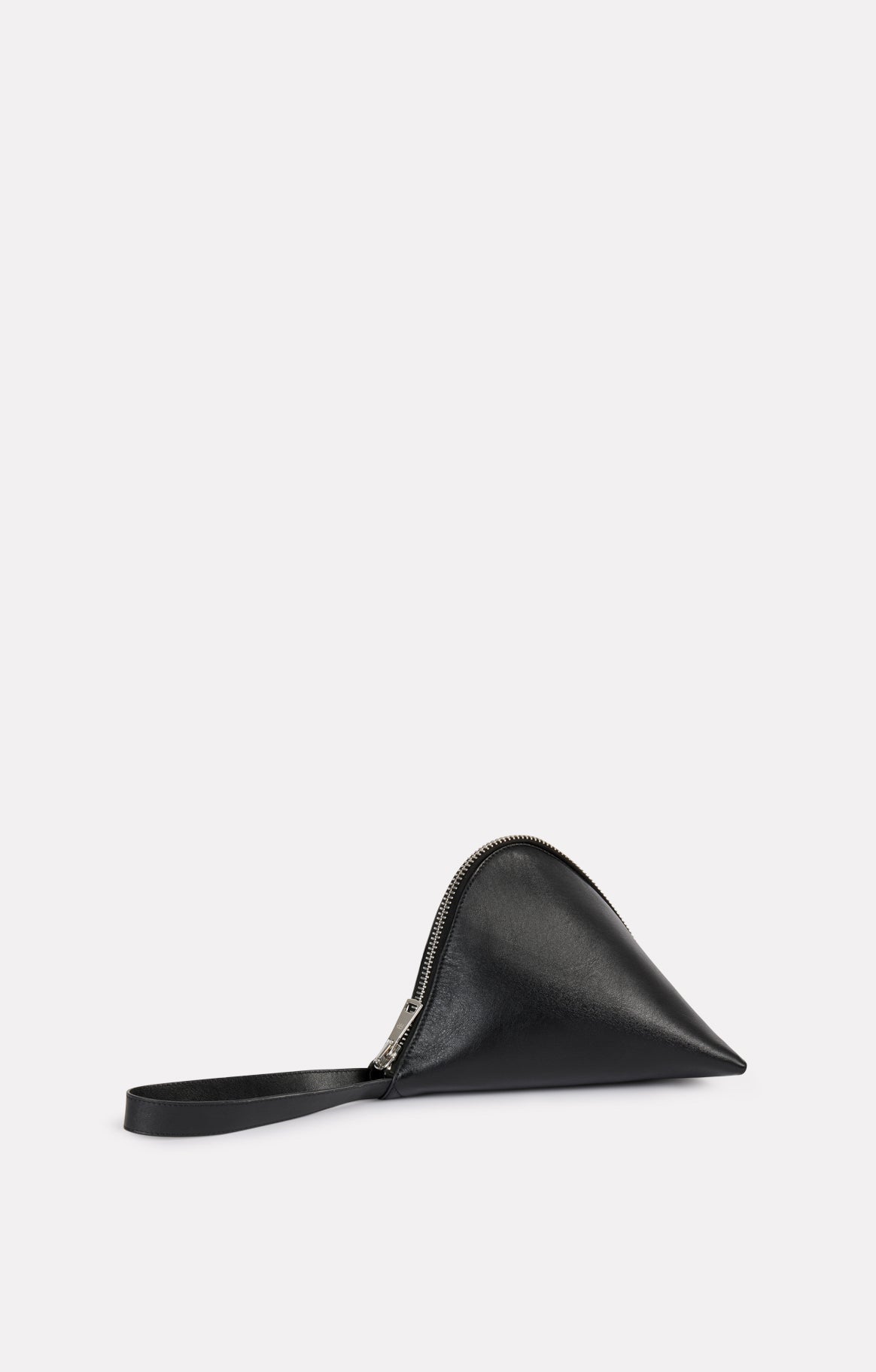 SAC FORTUNE COOKIE EN CUIR NOIR - ROSEANNA