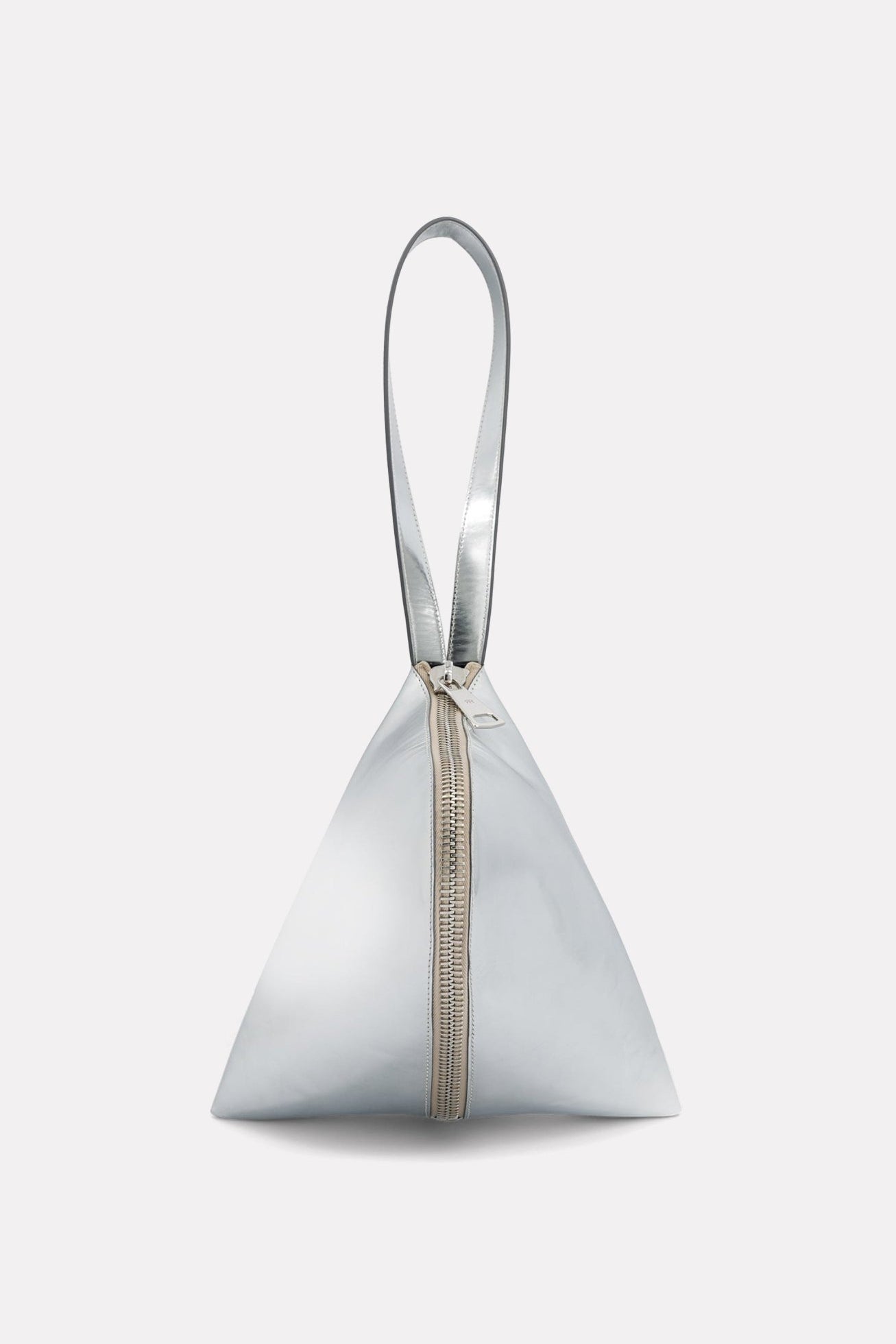SAC FORTUNE COOKIE EN CUIR SILVER - ROSEANNA