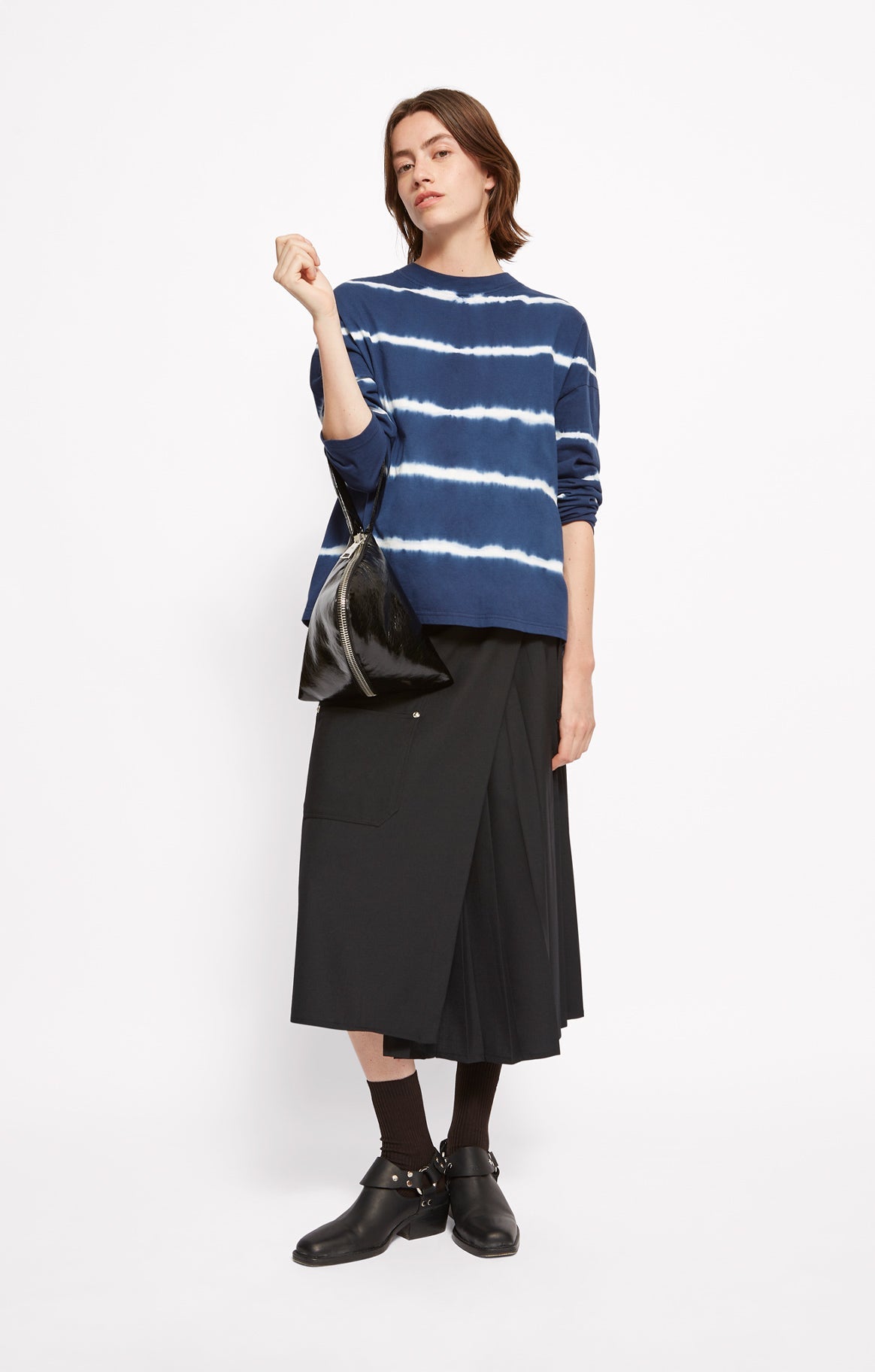 SAC FORTUNE COOKIE VERNIS NOIR - ROSEANNA