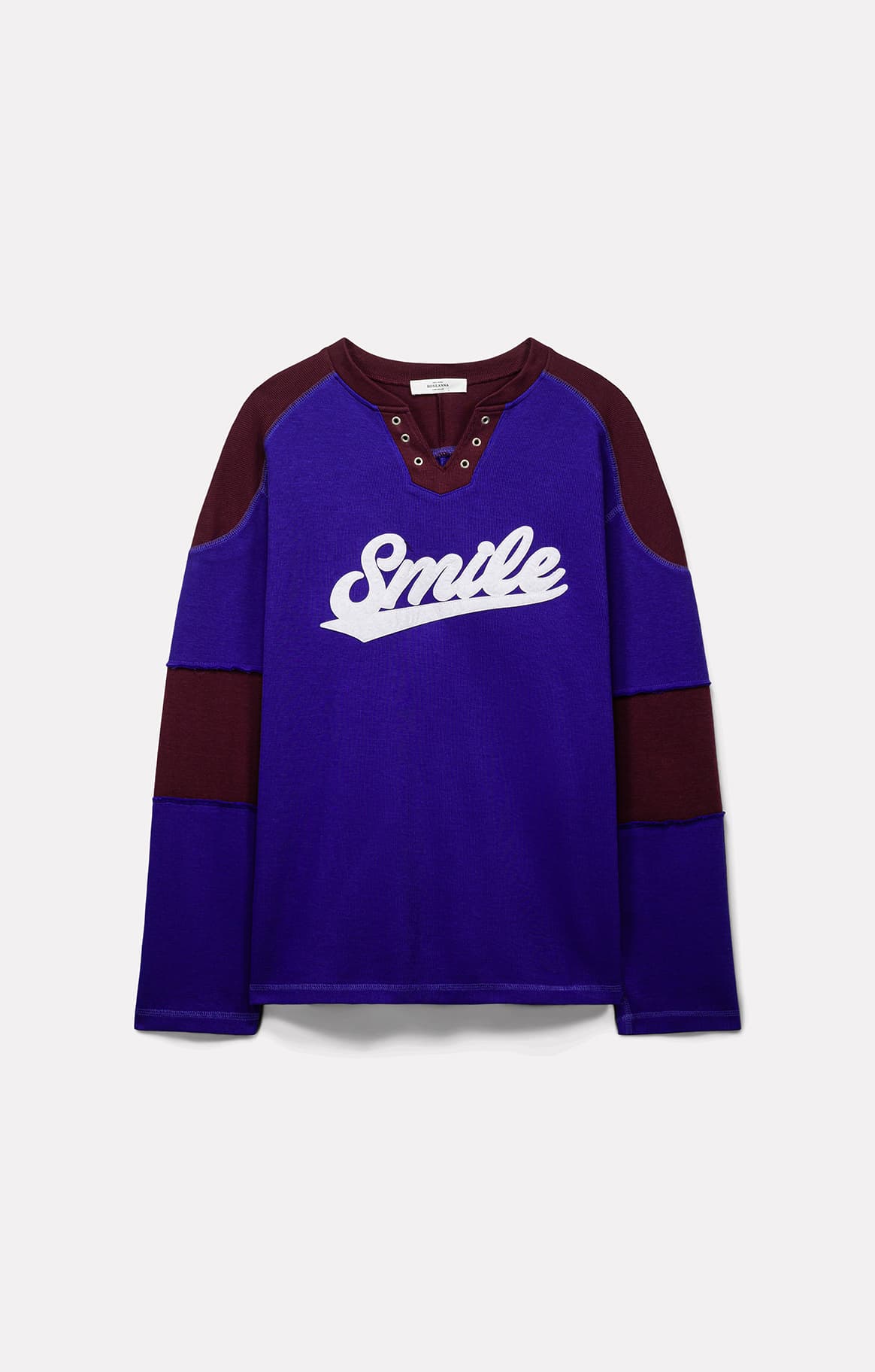 T-SHIRT OKAY EN COTON VIOLET - ROSEANNA