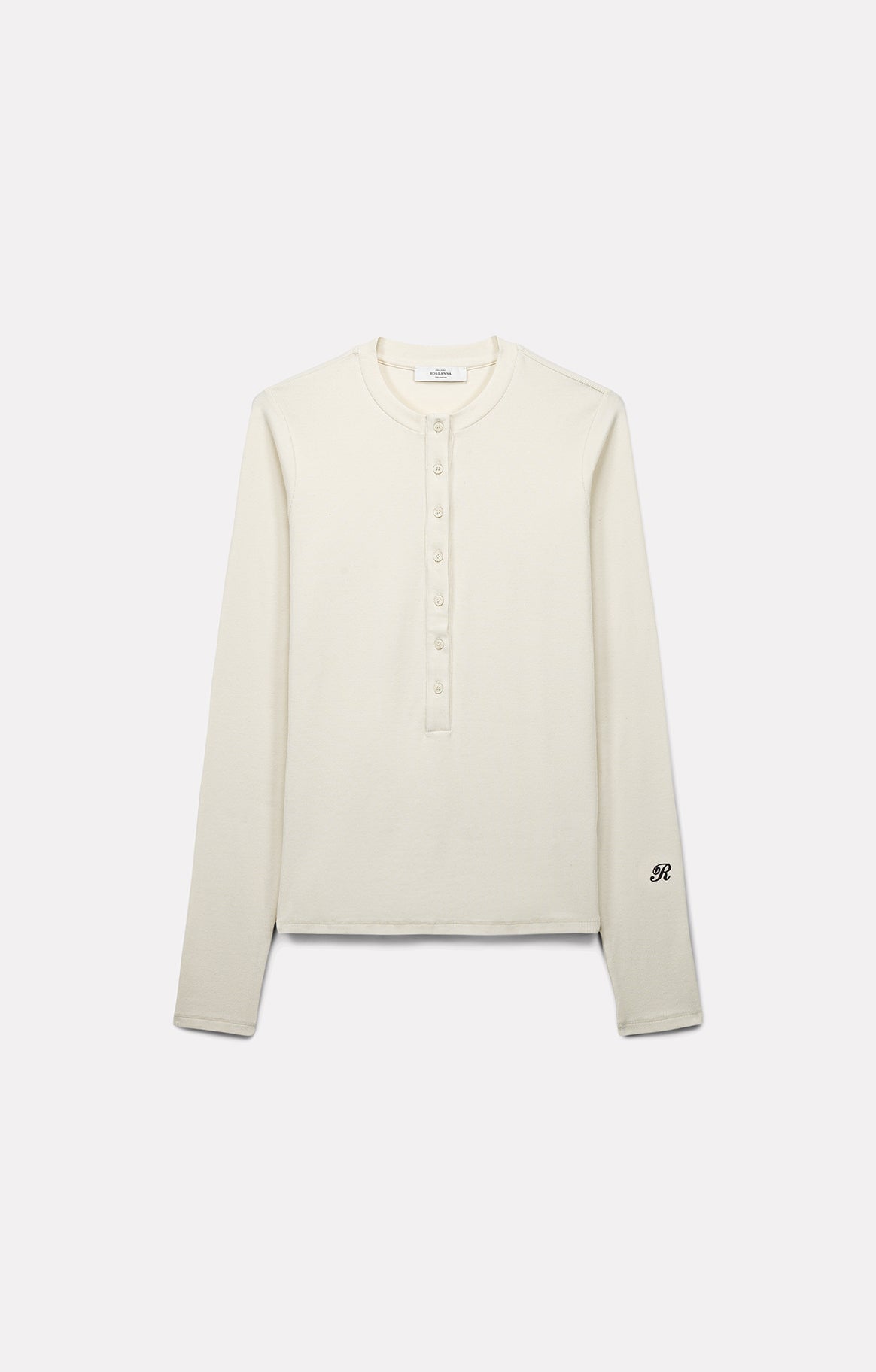 T-SHIRT TUNISIEN EN COTON OFFWHITE - ROSEANNA