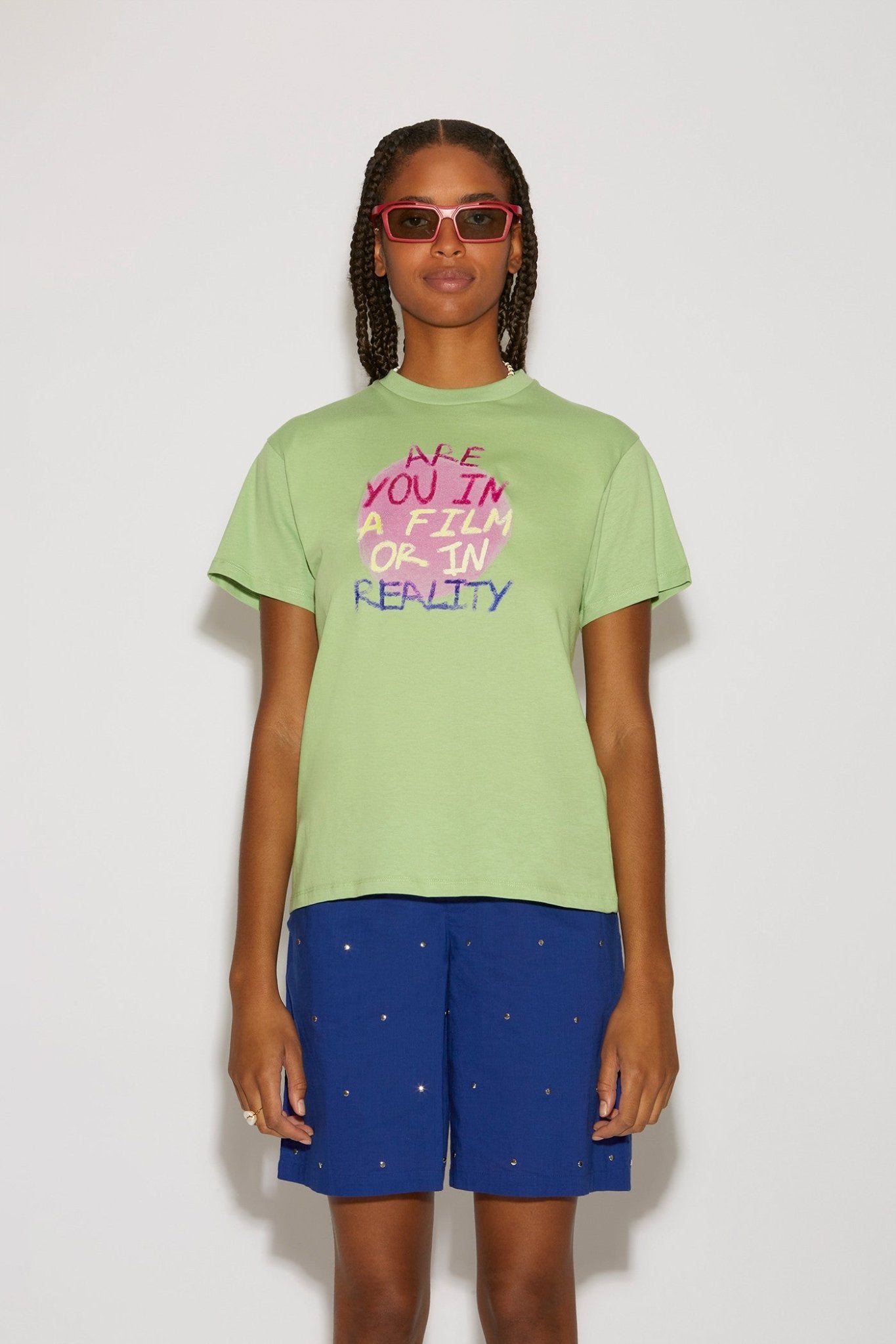 T - SHIRT WELCOME REALITY JERSEY - ROSEANNA