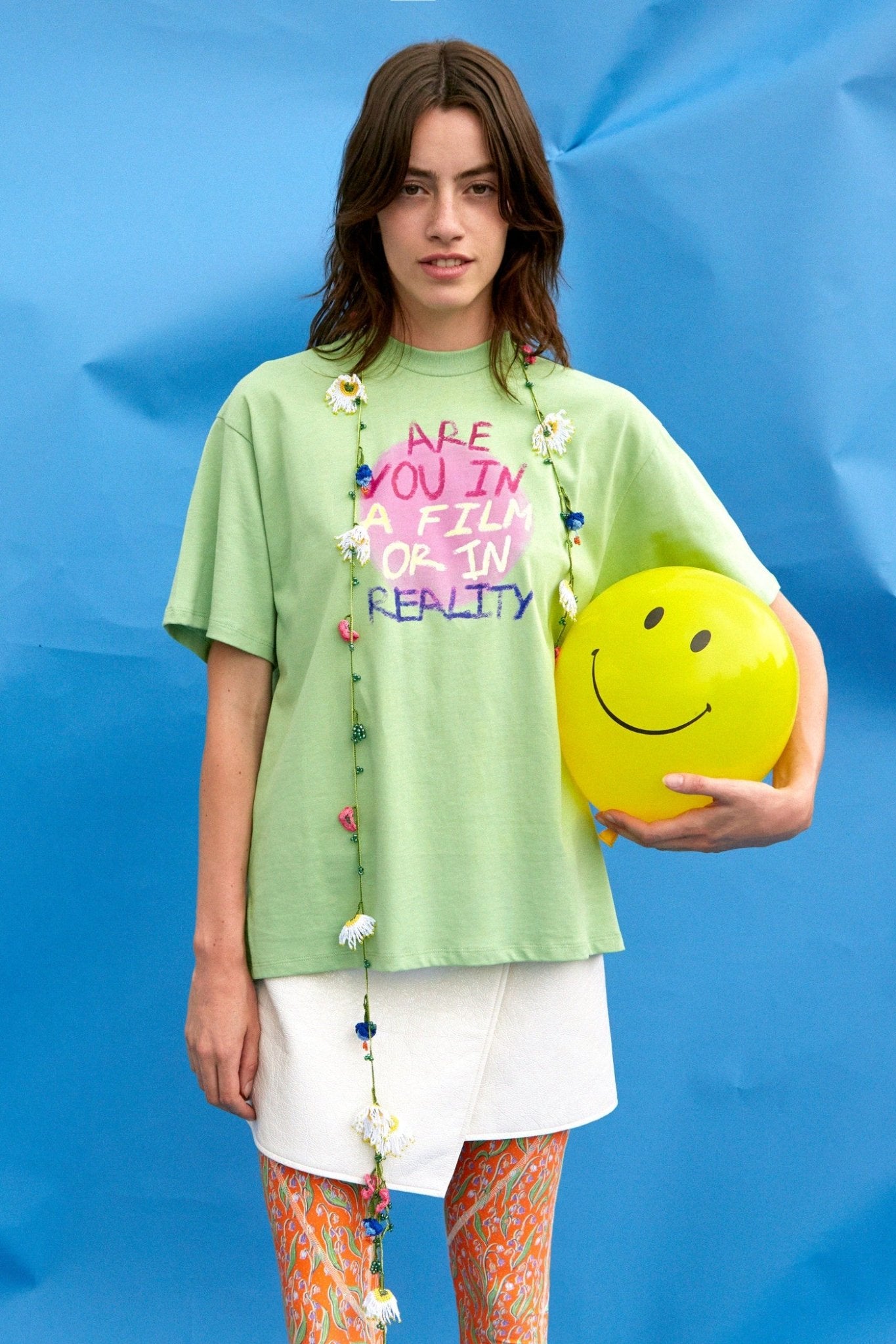 T - SHIRT WELCOME REALITY JERSEY - ROSEANNA
