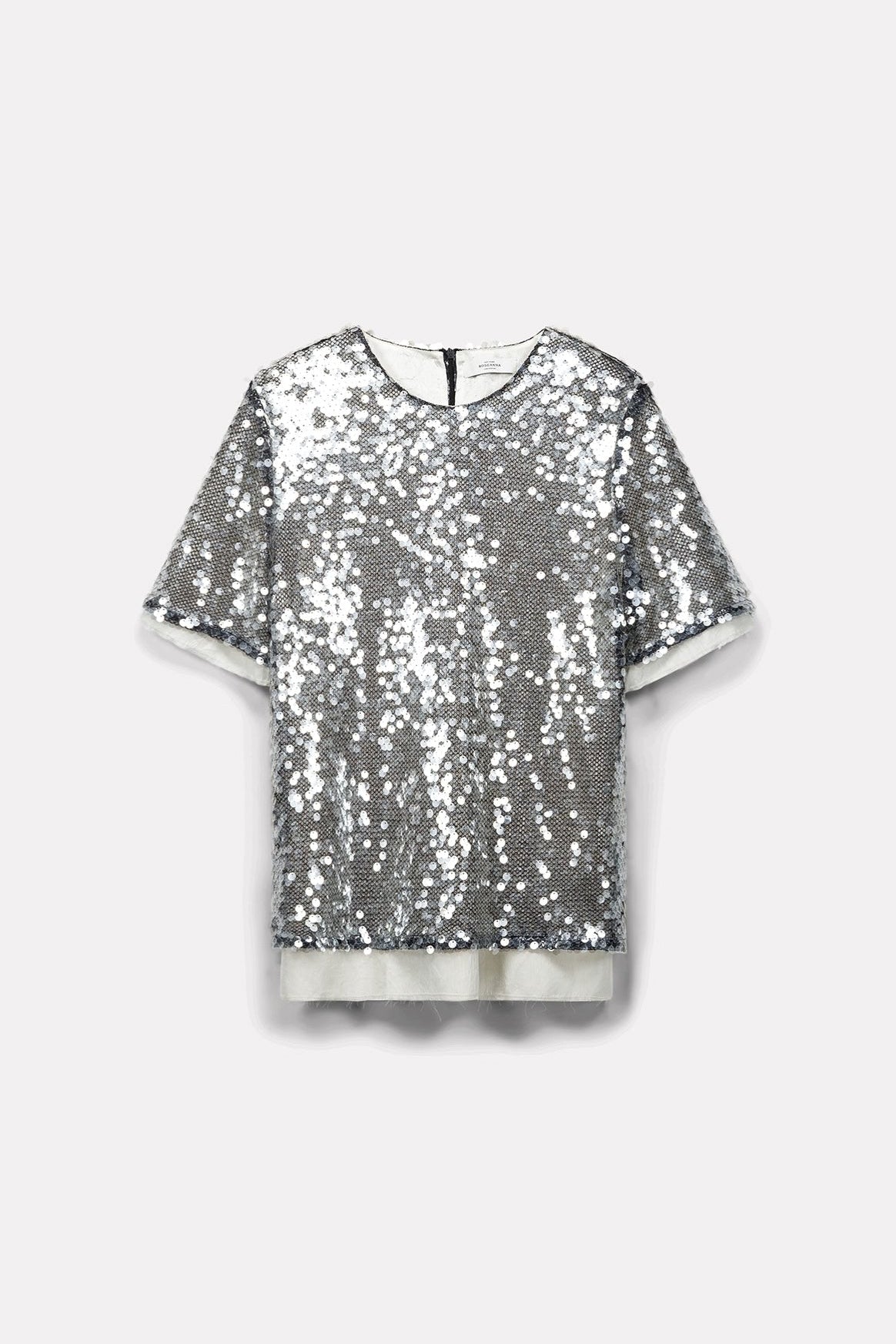 top martial midnight - glitter silver - ROSEANNA