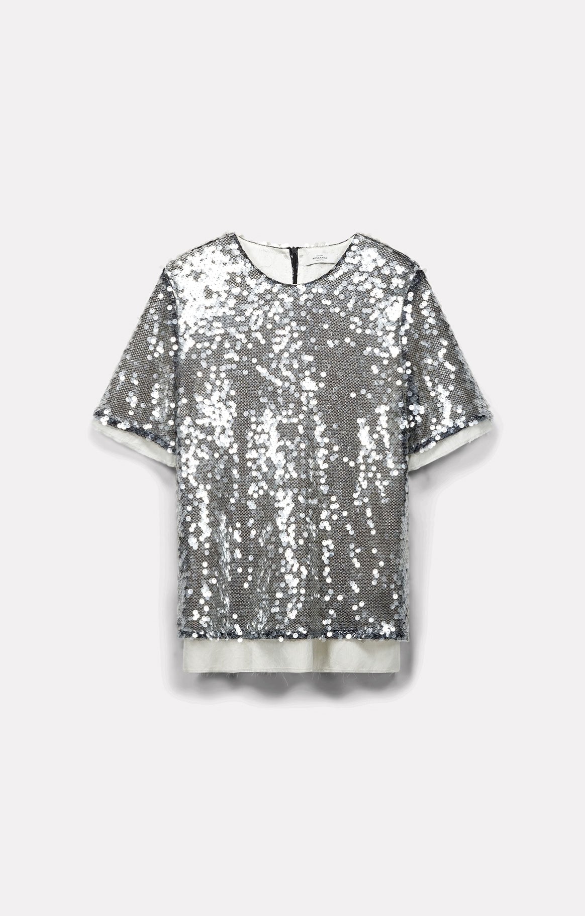 top martial midnight - glitter silver - ROSEANNA