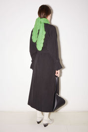 TRENCH YOKO EN COTON CHARBON EFFET STONE-WASHED - ROSEANNA