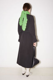 TRENCH YOKO EN COTON CHARBON EFFET STONE-WASHED - ROSEANNA