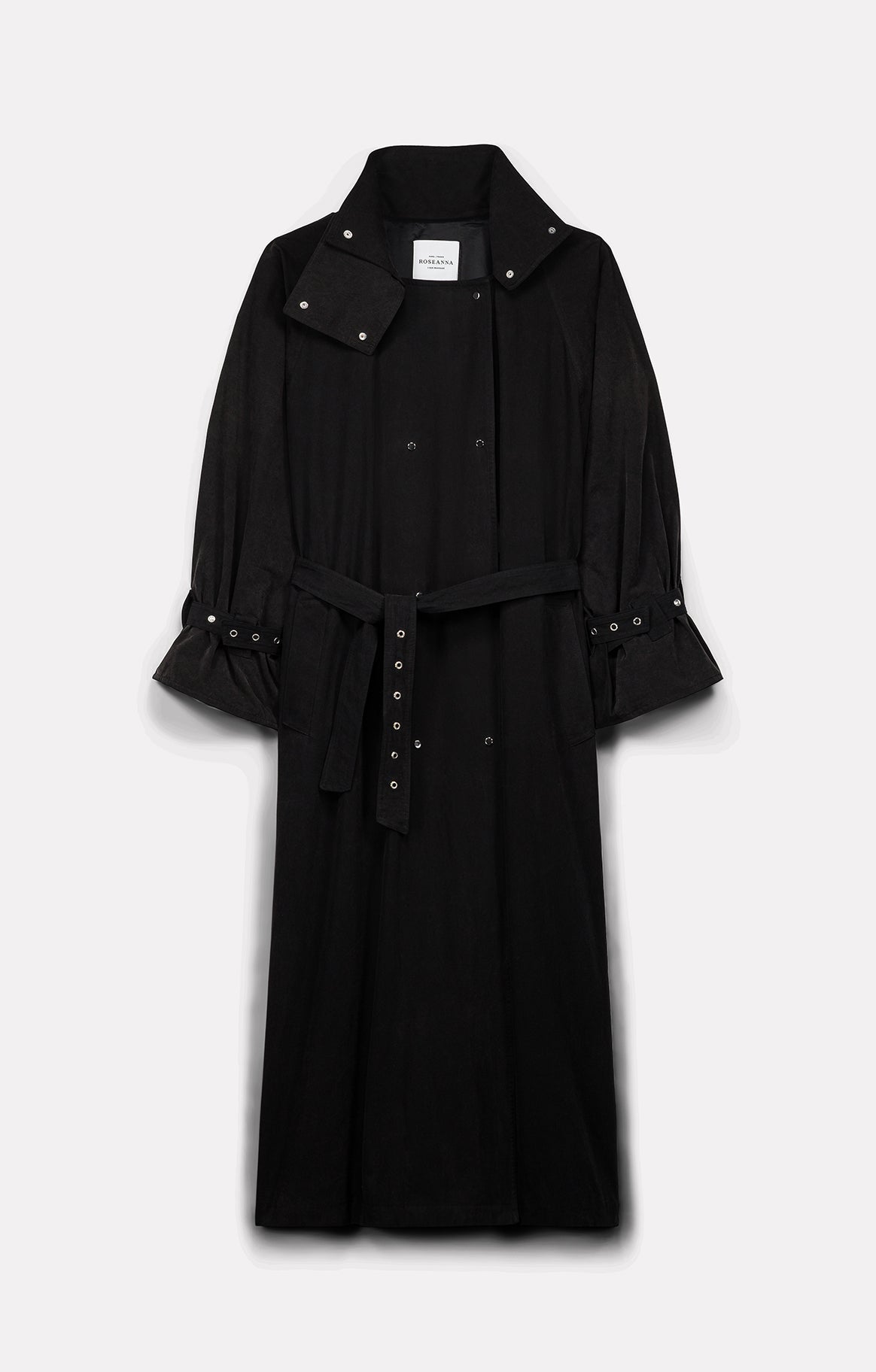 TRENCH YOKO EN COTON CHARBON EFFET STONE-WASHED - ROSEANNA