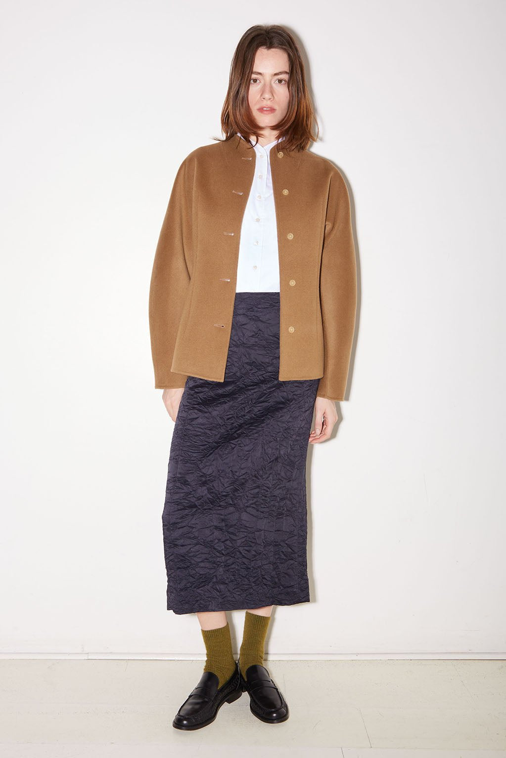 VESTE CHARLIE AJUSTÉE EN LAINE BEIGE - ROSEANNA