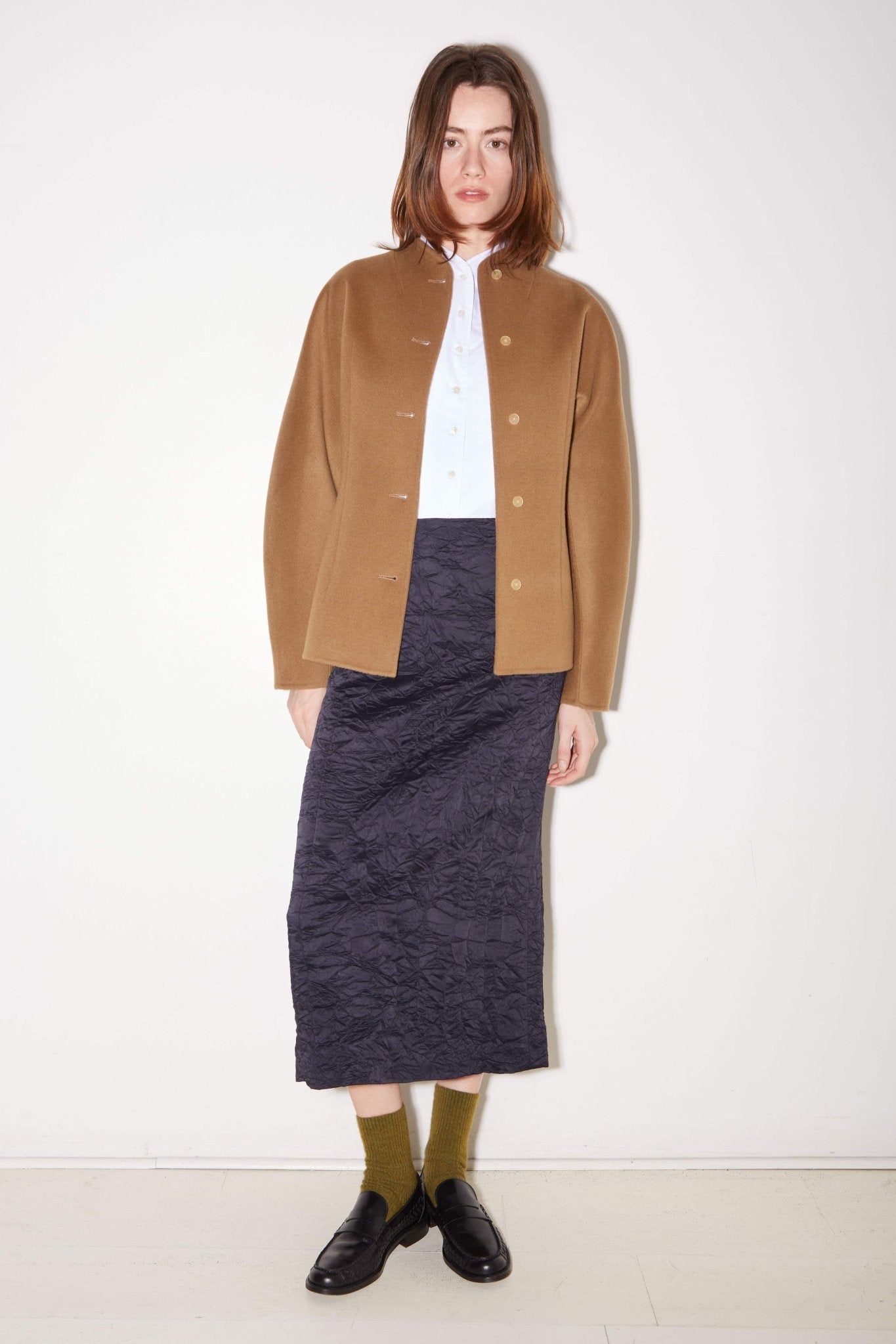 VESTE CHARLIE AJUSTÉE EN LAINE BEIGE - ROSEANNA