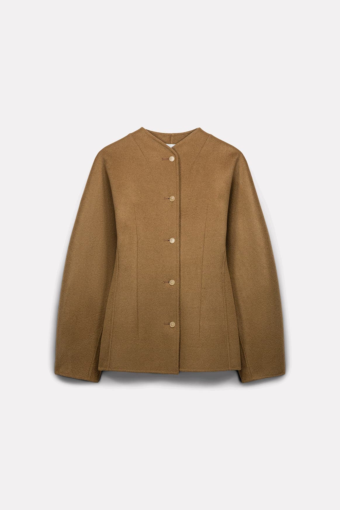 VESTE CHARLIE AJUSTÉE EN LAINE BEIGE - ROSEANNA