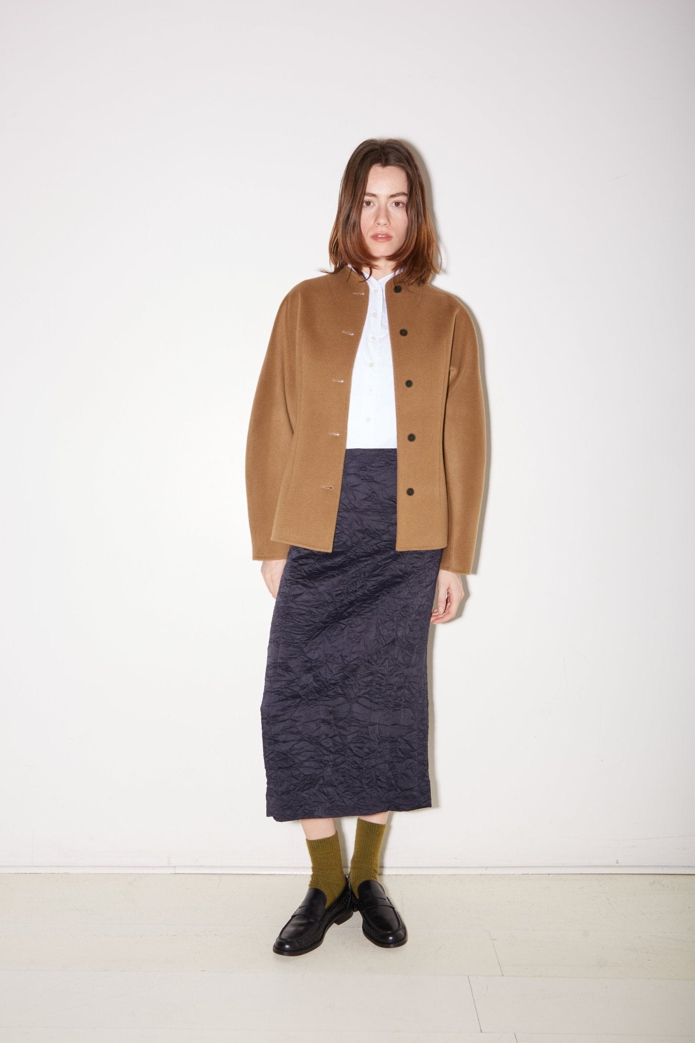 VESTE CHARLIE AJUSTÉE EN LAINE BEIGE - ROSEANNA