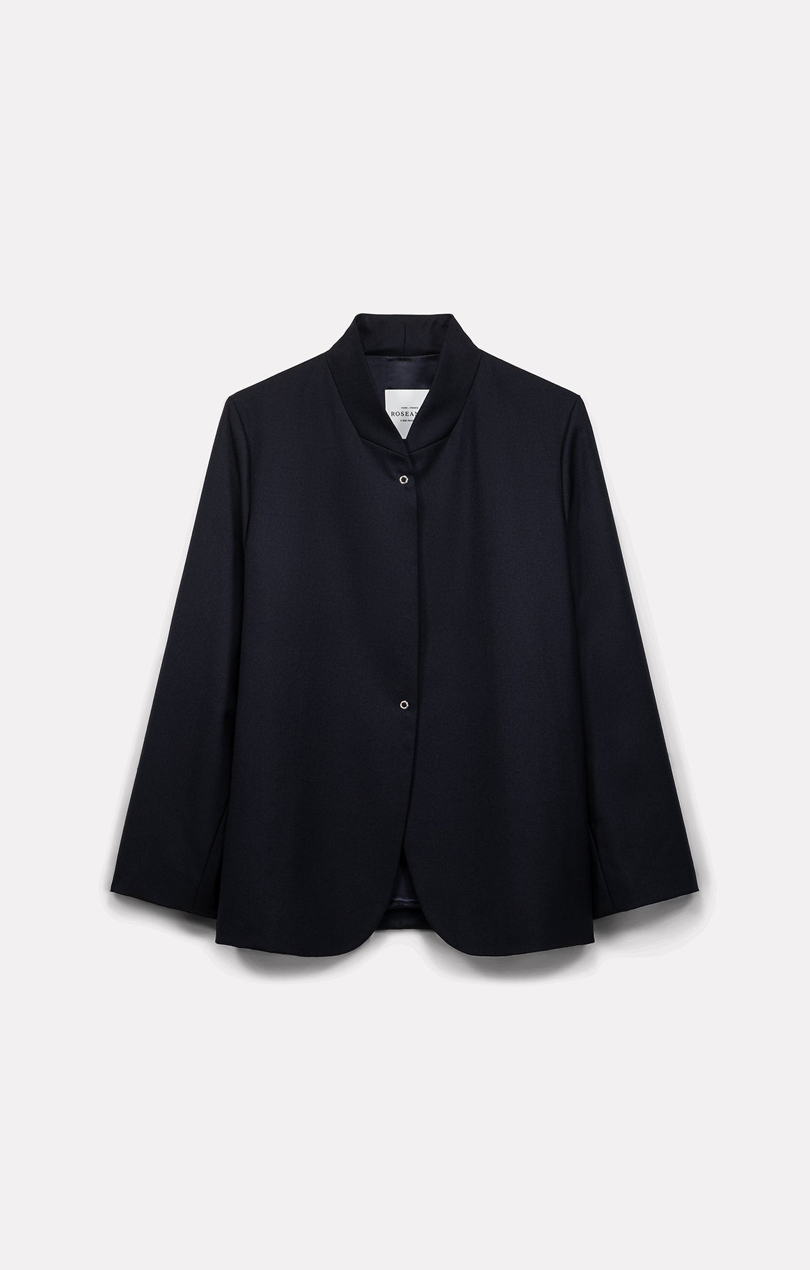VESTE KAIA EN LAINE NAVY - ROSEANNA