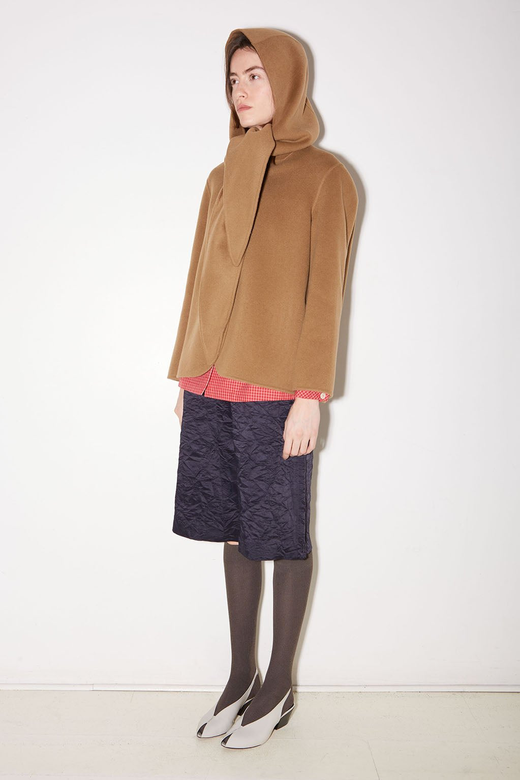 VESTE KAIA OVERSIZE EN LAINE BEIGE - ROSEANNA