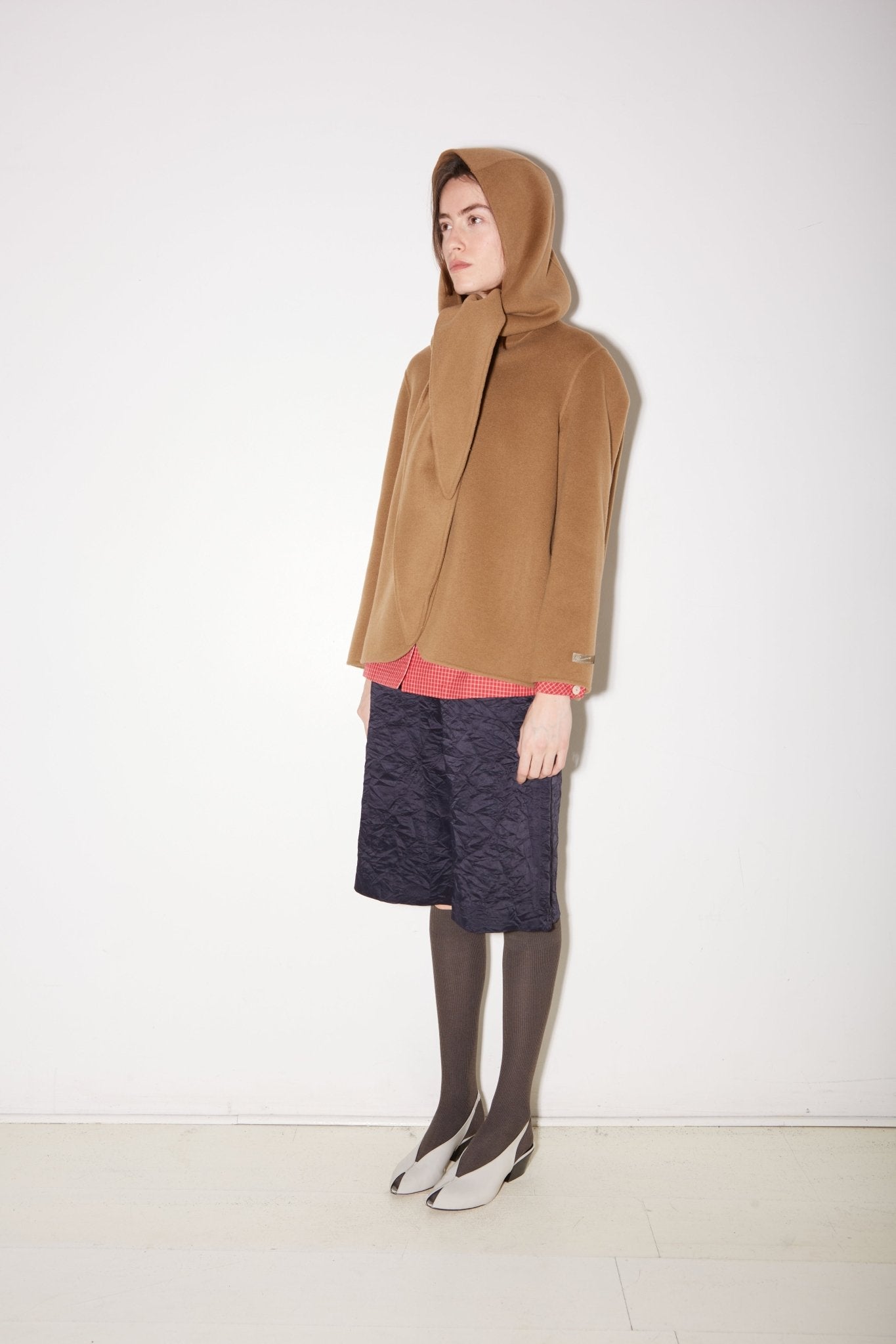 VESTE KAIA OVERSIZE EN LAINE BEIGE - ROSEANNA