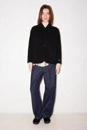 VESTE KAIA OVERSIZE EN LAINE NOIR - ROSEANNA