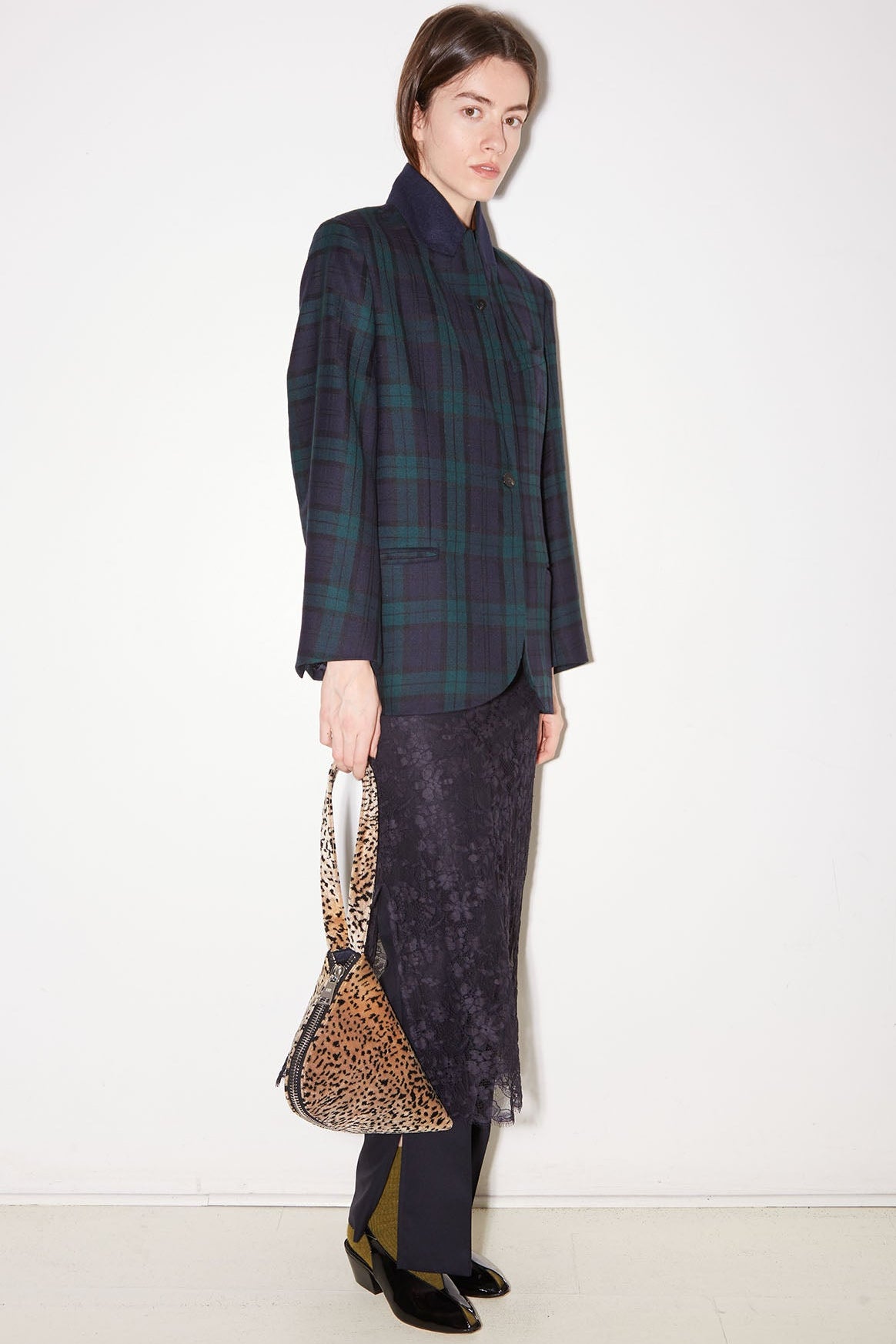 veste mickey figaro - geometrique tartan - ROSEANNA