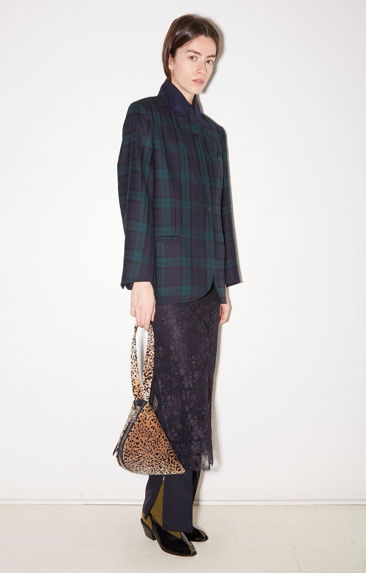 veste mickey figaro - geometrique tartan - ROSEANNA