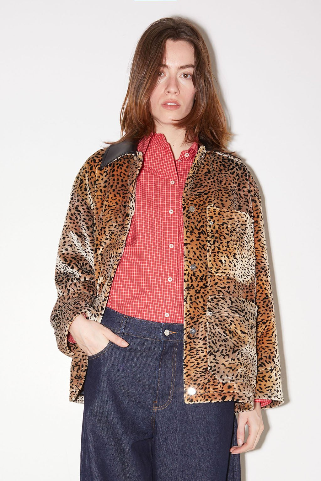VESTE SISTER EN VELOURS WILD - ROSEANNA