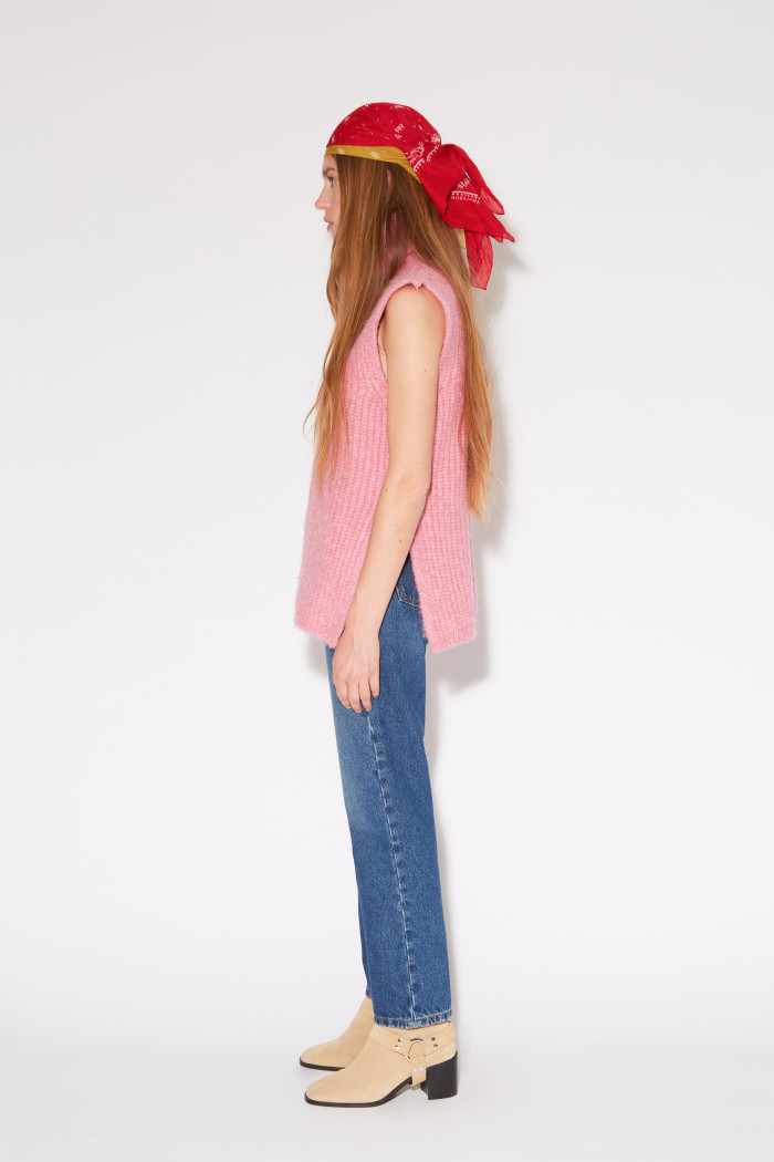 PULL SANS MANCHES MARIA CHILL PINK_1